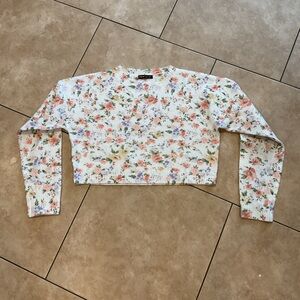 SHEIN Multicolor Floral Crop Top